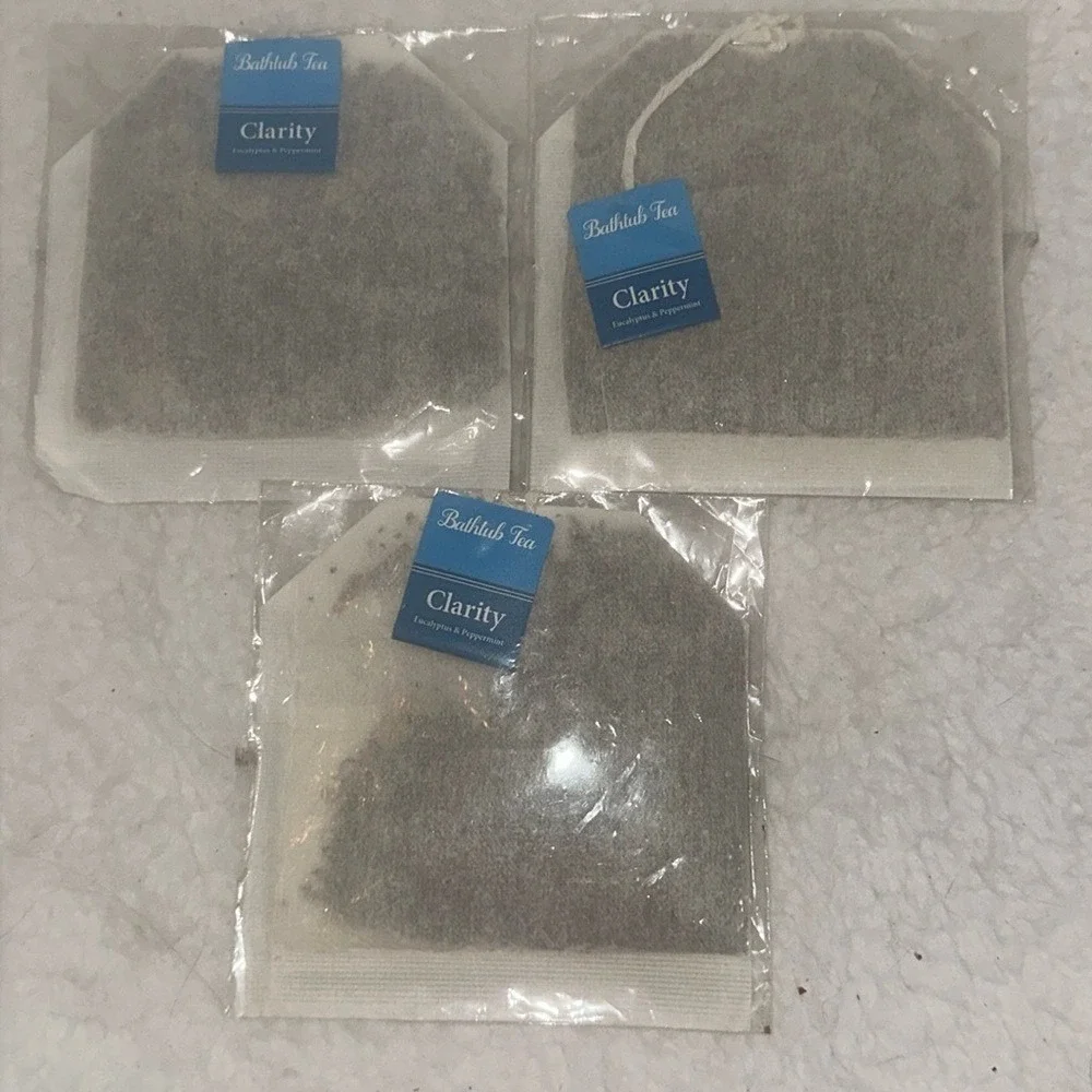 Hydra Aromatherapy Bathtub Tea Clarity Eucalyptus Peppermint 3 Pack 0.25oz Each